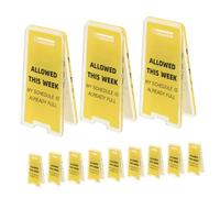 CAXUSD 12pcs Novelty Desktop Sign Clips with Strong Grip Funny Office Memo Holders for Papers and Planner Pages Creative Multi-Scene Note Clips for Home Office Classroom Organization