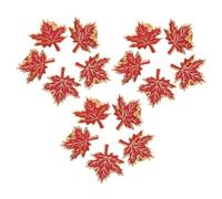 CAXUSD 15PCS Canada Maple Leaf Lapel Pins Metal Alloy Brooches with Drip Oil Finish Autumn Brooch Pins for Women Men Thanksgiving Souvenirs Fall Backpack Accessories