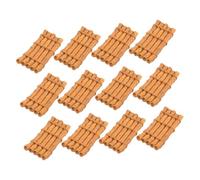 CAXUSD 15pcs Miniature Rafts Resin Boat Decor for Micro Landscaping Dollhouse Accessories Nautical Theme Home Decoration Creative DIY Crafting Ideas
