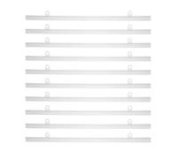 CAXUSD 15pcs Scroll Hanger: 50cm Hanging Poster Strip with Loop - PVC Poster Hanger Rail for Retail Shop Display Mall Sign Holder Bar