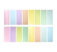 CAXUSD 16PCS Guided Reading Strips, Highlight Strips with Line/Scale, Colored Overlay Highlight Bookmarks Help with Dyslexia for Crystal Children and Teacher Supply Assistant