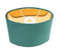 CAXUSD 1pc Lamp Shade White Chandelier Rustic Lamp Shades Metal Retro Over Light Bulb Oval Table Cover Oval Delicate E27 Desk