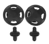 CAXUSD 1set Rubber String Shock Absorbers Set with Limb Dampeners Black Stabilizers for Outdoor Practice Easy Install Vibration Dampers for Recurve Limbs Target Shooting Accessories