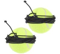 CAXUSD 2 Pack Tennis Training Balls for Dogs, Rubber Pet Toy Balls for Play and Professional Use, Stress Relief and Emotion Improvement, Outdoor Practice