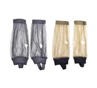 CAXUSD 2 Pairs Breathable Gauze Foot Covers for Outdoor Activities and Hunting, and Bug Protection Bite- Socks, Lightweight Camping Foot Socks