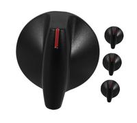 CAXUSD 2 Pairs Gas Stove Control Knobs Replacement Oven Switch Button 45 Degree Rotary Temperature Control for Cooker Hob and Gas Burners