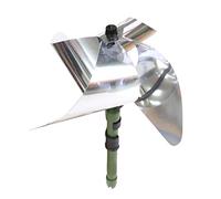 CAXUSD 2 Pcs Garden Decor Windmill Bird Scare Pigeon Deterrent Crow Scare Wind Spinner Toy