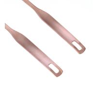 CAXUSD 2 Pcs Stainless Steel Kitchen Utensils Set Heat Resistant Golden Cooking Tools with Filter Strainer Easy to Store for Nonstick Cookware