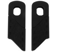 CAXUSD 2 Set Silicone Crank Arm Boots for Crankset Protection, Black Pair | Anti-scratch Protection, Effortless Installation, Universal Fit for Gravel Bikes and Transportation, Impact-resistant Design