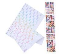 CAXUSD 2 Sets Jumbo Wall Calendar Large Writable Yearly Planner with Vibrant Colors for Home Office Classroom Giant Schedule Chart with Fonts and Monthly Organizer