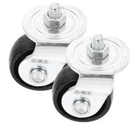 CAXUSD 2 Ton Steel Floor Jack Wheels Replacement Set Heavy Duty Horizontal Jack Casters with Stability and Easy Installation