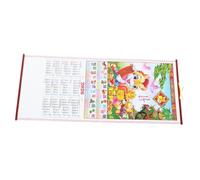 CAXUSD 2026 Year of Horse Rattan Scroll Art Calendar Chinese Zodiac Wall Planner High Resolution Print Lunar Monthly Calendar for Home Office