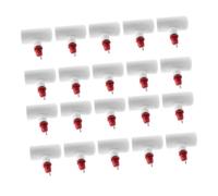 CAXUSD 20pcs Automatic Chicken Drinking Fountain with Three-way Pipes and Nipple Durable and Steel Chicken Water Dispenser for Poultry Farms for Ducks Quail and Game Birds