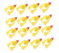CAXUSD 20pcs Automatic Chicken Water Feeder Screw Style Design for Poultry Spring Clip Drinker for Chickens Ducks and Geese Easy to Install Random