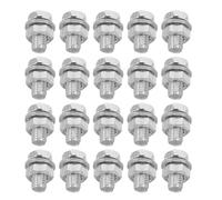 CAXUSD 20pcs Brake Cable Screws for Bicycle with Reliable Steel Construction and Noise Reduction, Bike Brake Cable Fastener Suitable for Urban and Rural Environments, Sturdy Lock Screw
