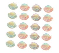 CAXUSD 20Pcs Gradient Charms DIY Phone Case Decor Mobile Ornament Unique Resin Accessories Random Colors for Customizing Cellphone Covers Random Color