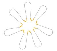 CAXUSD 20pcs Hot Roller Clips Replacement U-shaped Metal Hair Curler Clips for Electric Rollers 304 Stainless Steel Material, for Making Waves and Retro Rolls at Home or Barbershop