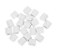 CAXUSD 20pcs White Plastic Door Stopper Tips Replacement Caps for Spring Door Stops Universal Fit Stop Bumper Accessories for Wall Protection in Homes and Offices
