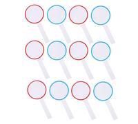 CAXUSD 24pcs Handheld Dry Erase Score Paddles Writable Whiteboards for Classroom Sports Voting and Scoring Lightweight High-Contrast Erasable Boards for School Events and Competitions