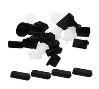 CAXUSD 24pcs Usb Dust Plug Port Covers Computer Interface Protectors Pc Motherboard Port Stopper Compatible Desktop Pc for Dust Prevention Random Color