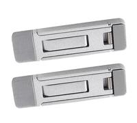 CAXUSD 2pcs Adjustable Invisible Laptop Stand Travel Computer Keyboard Stand Portable Keyboard Self Adhesive Riser Computer Holder Silver