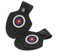 CAXUSD 2pcs Bow Protective Foot Pad Rubber Small Bow Black for Limbs Tips