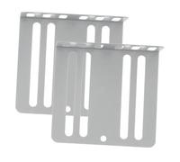 CAXUSD 2pcs Car Stereo Mounting Bracket Audio Installation Frame for CD Player and Dvd Navigation Kit Dvd Navigation Iron Bracket