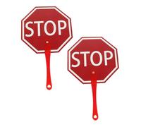 CAXUSD 2pcs Classroom Stop Paddles with Handles for Teachers Interactive Learning Tool to Boost Student Engagement Attention Grabbing Stop Signs for School Discipline and Participation