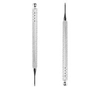 CAXUSD 2pcs Ear Point Probe Pen Stainless Steel Portable Auricular Acupuncture Tool for Facial Reflexology
