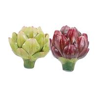 CAXUSD 2Pcs Faux Artichokes Artificial Decoration Realistic Fake Artichoke Models for Home Decor for Centerpieces and Floral Arrangements