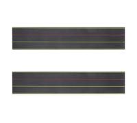 CAXUSD 2pcs Magnetic Dry Erase Sentence Strips Writable Magnets with Four-line Three-Grid Layout for English Handwriting Practice Classroom Teaching Tools for Students