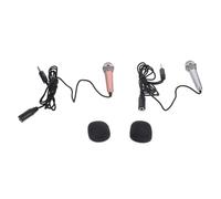 CAXUSD 2pcs Mini Microphone Portable Vocal Microphone for Singing Home Use Singing Mic Phone for Boys and Girls and Adults
