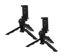 CAXUSD 2pcs Mobile Phone Holder Adjustable Desk Tripod Mount Flexible Stabilizer for Outdoor Photo Taking and Documentary Film Making