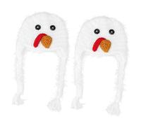 CAXUSD 2pcs Newborn Hat Chicken Knitted Hat for Photo Shoot Outfits Photography Props Boy Girl