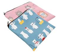 CAXUSD 2pcs Portable Reusable Pad Storage Bags for Women, Practical Polyester Sanitary Napkin Pouches, Compact Period Organizers for Travel and Outdoors