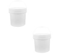 CAXUSD 2pcs Portable Wipes Dispenser Wipes Bucket Handle for Bathroom Use Holder for Diaper Changing Container for Home and Travel