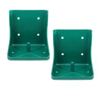 CAXUSD 2pcs Salt Brick Box for Livestock Feeding, Easy to Use Reusable Pp Material Salt Blocks Licking Holder Rack for Sheep and Cattle