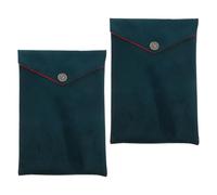 CAXUSD 2pcs Scripture Storage Bag for Bible and Quran for Home Church and Scripture Study Made of Soft Velvet Material