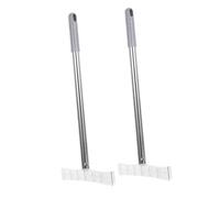 CAXUSD 2pcs Weather-resistant Stainless Steel Sign Poles for Handheld Custom Posters Quick Assembly Lightweight Plaque Holder Display Stand for Protests Ceremonies Outdoor Events