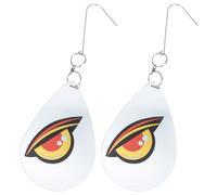 CAXUSD 2pcs Weatherproof Hanging Ornament Water Drop Shape Reflective Bird Scare Device for Garages and Yard, Plastic Decorative Tool
