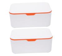 CAXUSD 2pcs Wet Wipes Box Reusable Refillable Tissue Box Cover for Bathrooms and Accessories Luxury Tissue Holder Seal Design for Travel Home Use