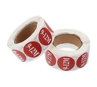 CAXUSD 2rolls Clothing Stickers Self-Adhesive Labels for Retail Clothing Fade-Resistant High Contrast Design for Shops Markets Factories