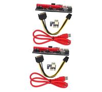 CAXUSD 2sets Pcie Mining Graphics Card Gpu Computer Accessory Pcie Gpu for Laptop External Graphics Card for Computer Household Use