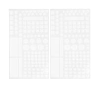 CAXUSD 2sheets Sun Protection Stickers Light Dimming Decals for Routers Power Outlets and Led Lights Blackout Tape Easy to Cut Apply