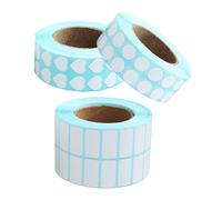 CAXUSD 3 Rolls Writable Self Adhesive Label Stickers with Blank Name Tags for Multipurpose Classification and Organization at Home Office School Strong Adhesive Easy Peel