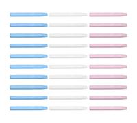 CAXUSD 30pcs Multi-Purpose Stone Nail File Stick with Fine Sand Surface for Nail Care and Pedicure, Sturdy Cuticle Pusher and Finger Toenail File Tools for Ladies