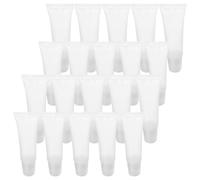 CAXUSD 30pcs Refillable Lip Balm Tubes 8ml and 10ml Plastic Squeeze Containers with Effortless Dispensing for Travel Toiletries and Portable Makeup Storage