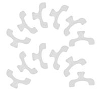 CAXUSD 35pcs Transparent Book Page Holders with Bao GAI TOU Design Strong Grip Reading Accessories for Home School Office Multipurpose Clips to Hold Books Magazines Notebooks Open