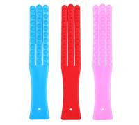 CAXUSD 3pcs Body Tapping Stick Massage Hammer Pats Set for Back Therapy Acupoint Beating Massage Tool with Extended Handles for Full-Body Relaxation Random Color