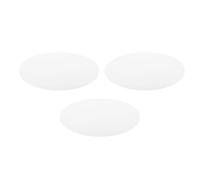CAXUSD 3pcs Round Acrylic Ceiling Panel Light Diffuser Cover with Optimal Light Diffusion and Lightweight Design for Dining Areas and Living Rooms, 6.5 Inch Diameter Lamp Shade Diffuser